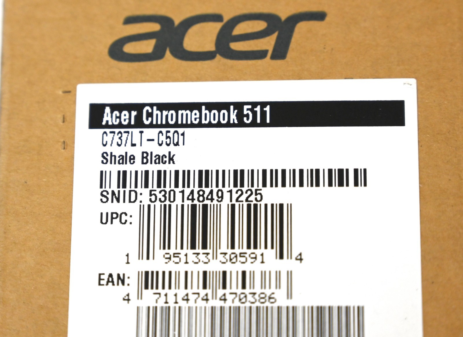 Acer Chromebook 511 Laptop C737 C737LT-C5Q1 11.6 Touchscreen HD 60 Hz Intel