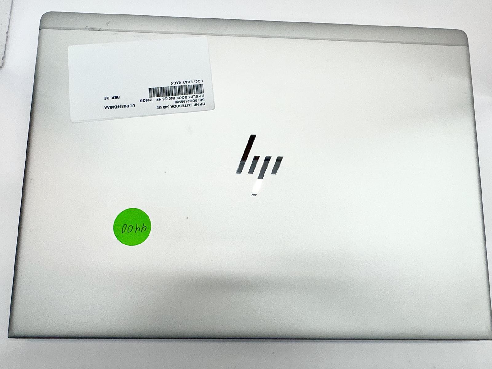 HP EliteBook 840 G5, Intel Core i5-7200U CPU @ 2.50GHz, 8GB RAM, 256GB NVMe 4400