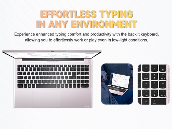 NIMO 15.6″ FHD IPS Laptop 16GB RAM 512GB SSD AMD Ryzen 5 Backlit Keyboard Win11