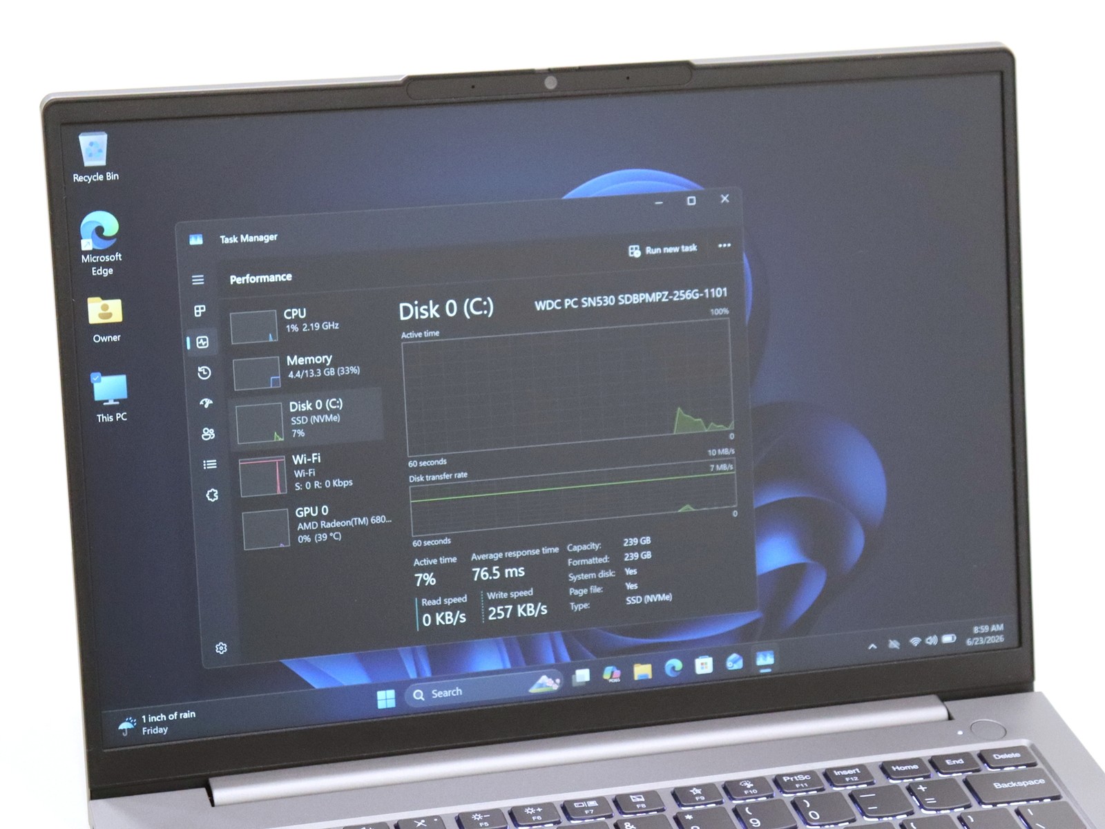 Lenovo ThinkBook 14 G7 ARP 14.0″ Touch AMD Ryzen 7 7735HS 16GB 256GB NVMe W11P