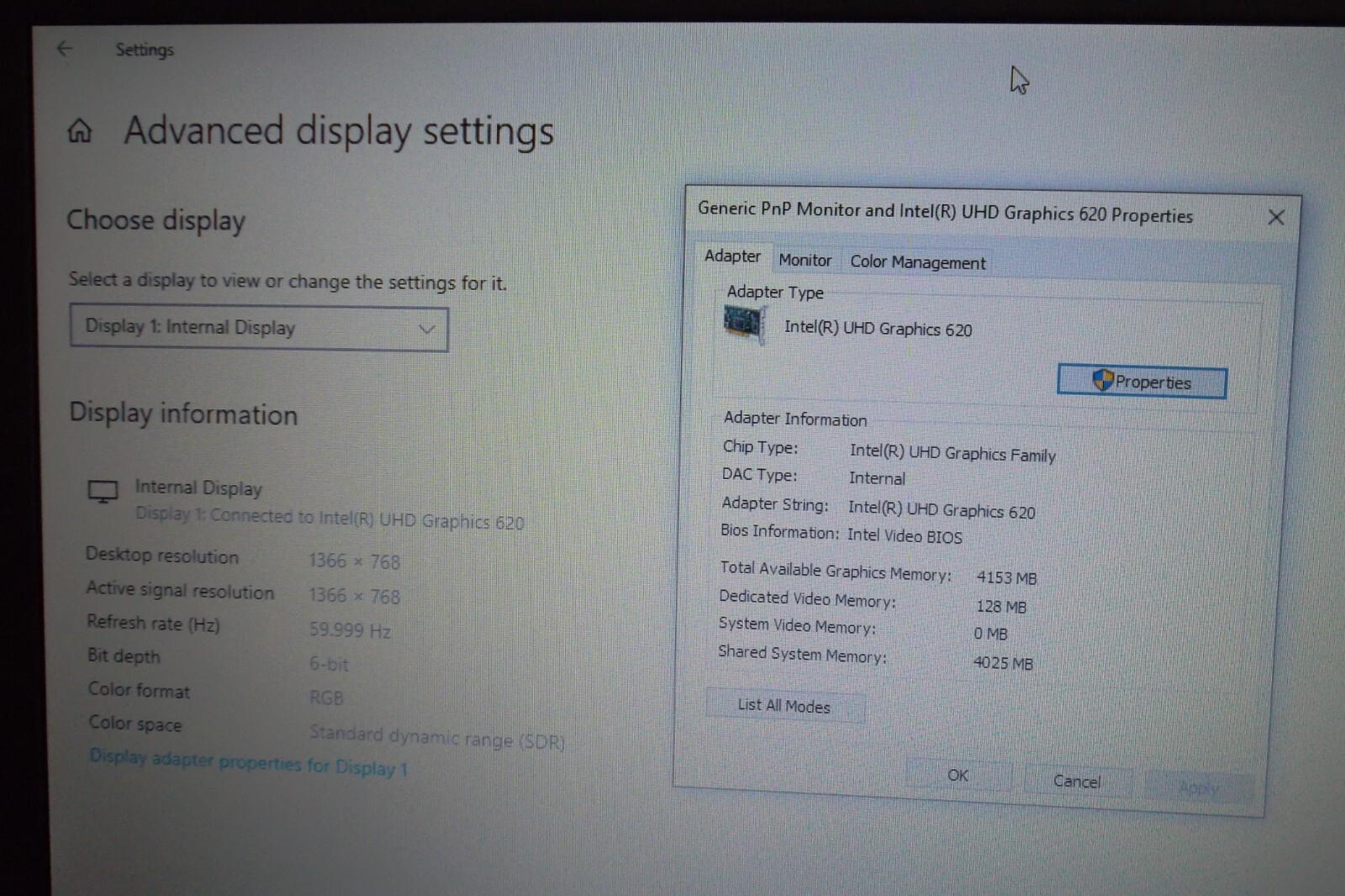 Dell Latitude 5490 14″ Intel i5-8250U 1.60GHz 8GB Wi-Fi WebCAM Bluetooth 500GB