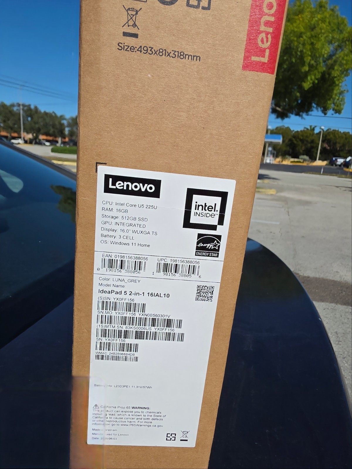 BRAND NEW Lenovo 16″ WUXGA 2-in-1 Touch Laptop, Core Ultra 5 225U, 16GB/512GB,