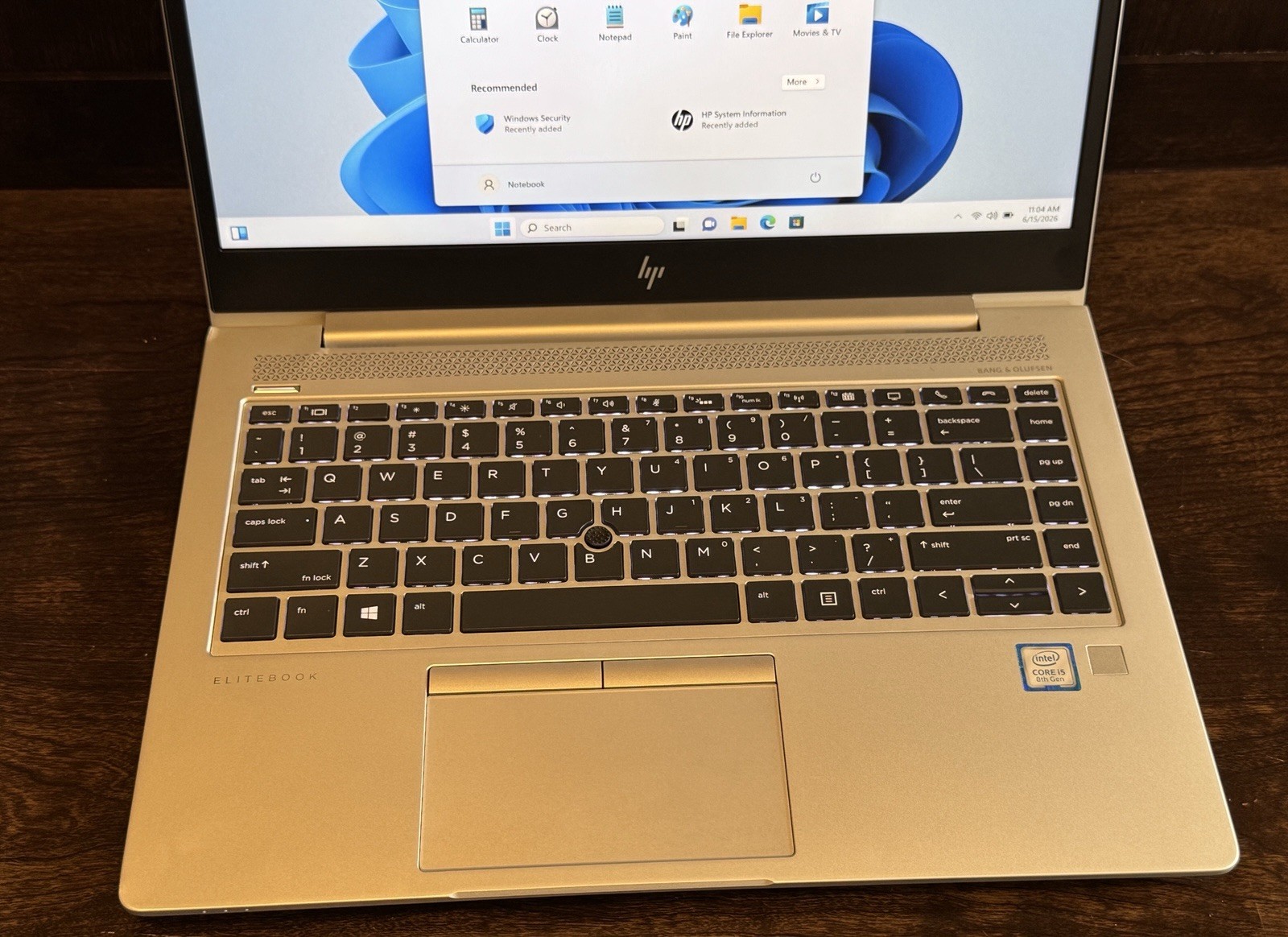 HP EliteBook 840 G6 14″ i5-8365U 8GB 238GB SSD Win 11 Pro Silver *SEE PICS*