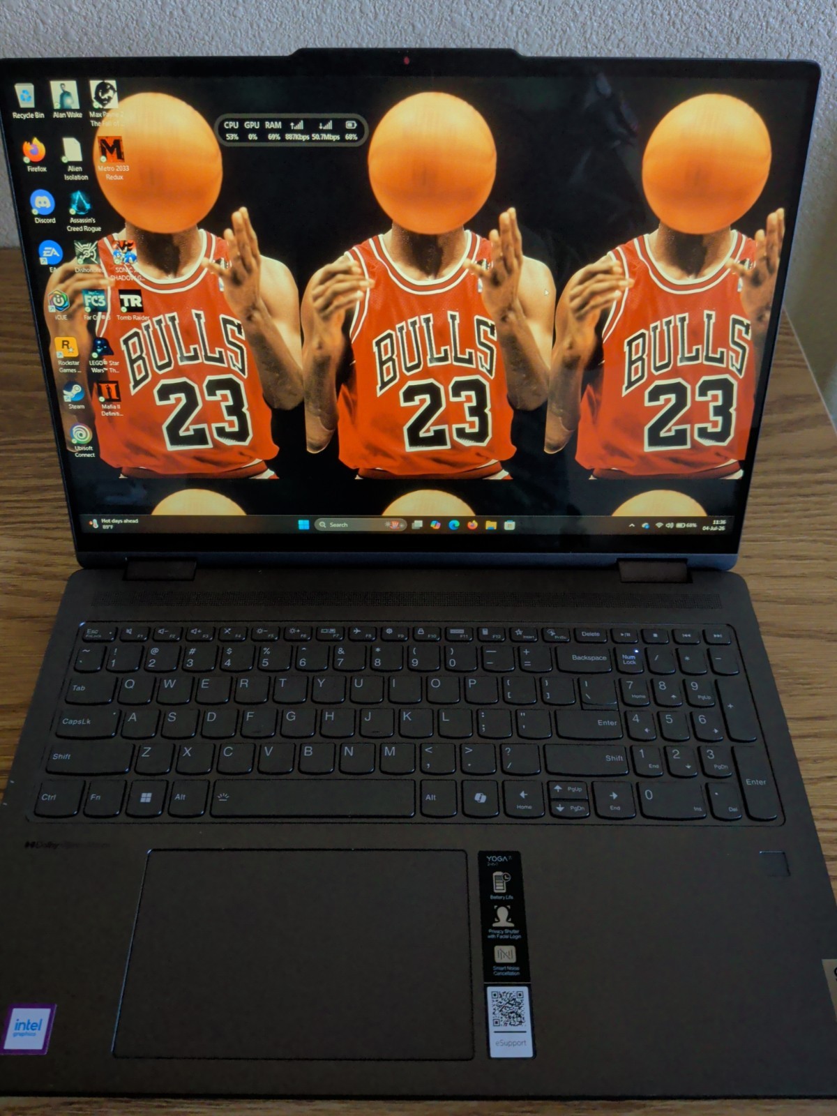Lenovo Yoga 7i 2-in-1 16IML9 16″ Core Ultra 7 155U 1.7GHz 16GB RAM 1TB SSD