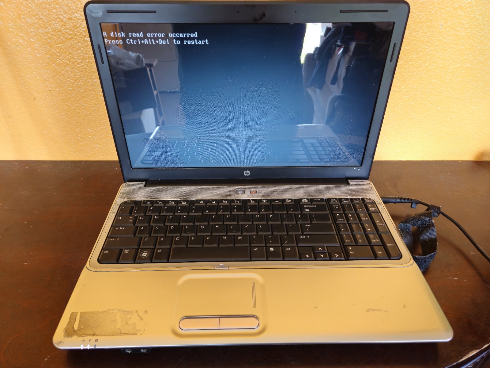HP G61‑511WM 15.6″ Laptop – Powers On, Disk Read Error, Clean, Cosmetic A+