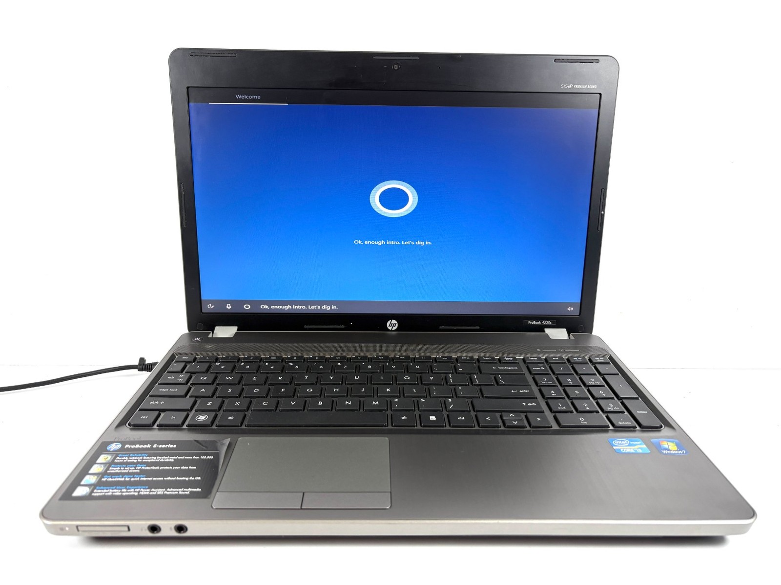 HP ProBook 4530s – 15.6″ HD, 2.2GHz i3, 4GB RAM, 500GB HDD, Windows 10