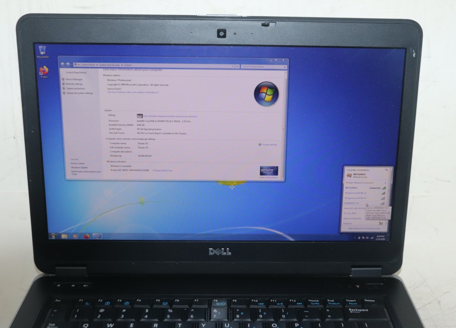 Dell Latitude E6440|Core i5@2.70 GHz|8GB RAM|320GB HDD|WIN 7.PROF|Webcam