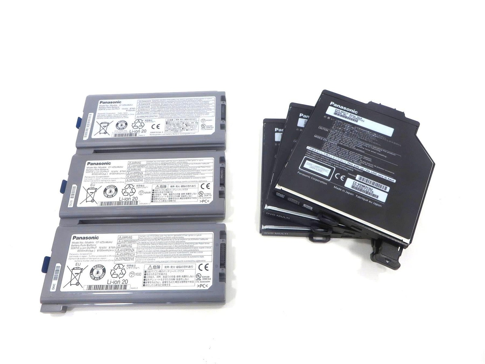 Lot 3 Panasonic Toughbook CF-31 Core i5-3340M 2.70GHz 4GB RAM – MK4