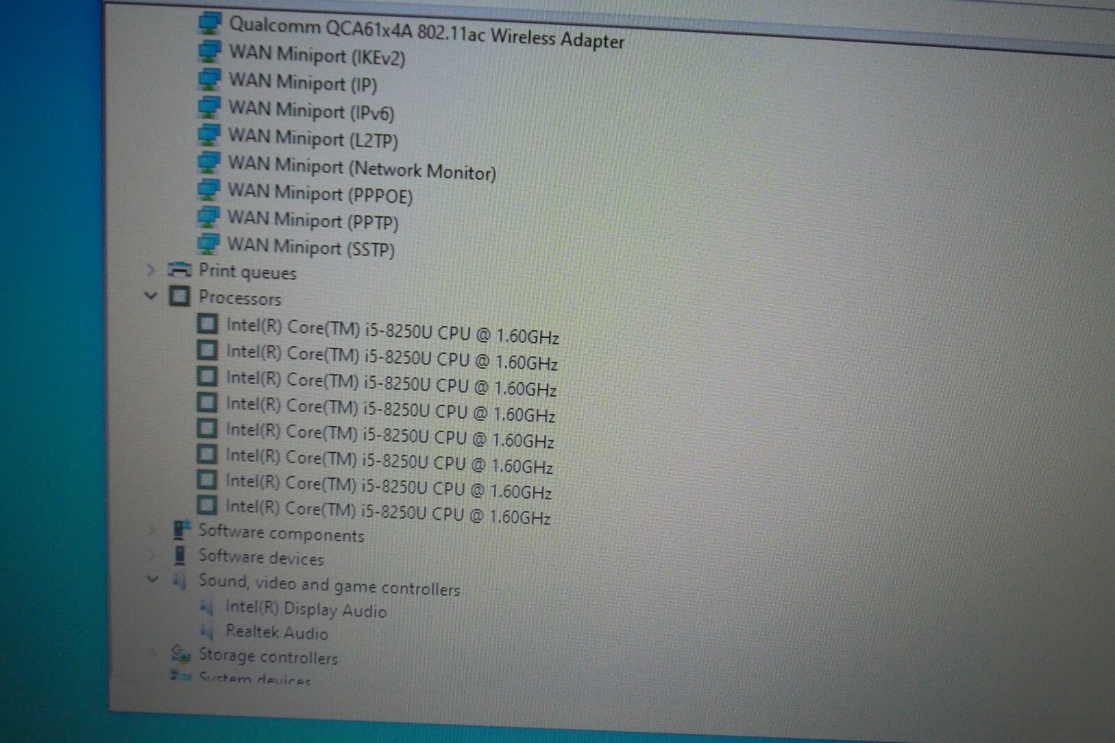 Dell Latitude 5490 14″ Intel i5-8250U 1.60GHz 8GB Wi-Fi WebCAM Bluetooth 500GB