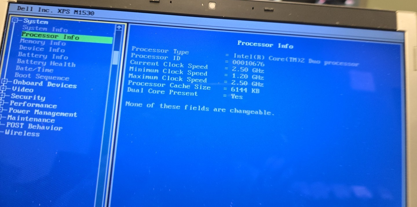 Retro Dell XPS M1530| Blue |2GB RAM|HDD:160 GB| Intel Core T9300 2.6GHz