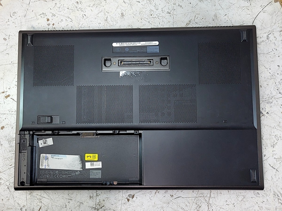 DELL PRECISION M4700 Laptop Intel I7-3520M 4GB SEE NOTES