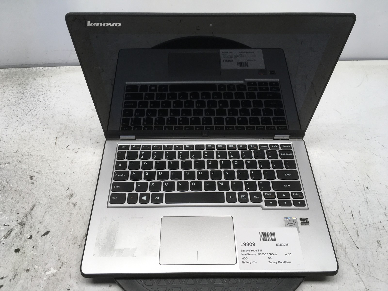Lenovo Yoga 2 11 Intel Pentium N3530 2.16GHz 4 GB NO HDD No Batt