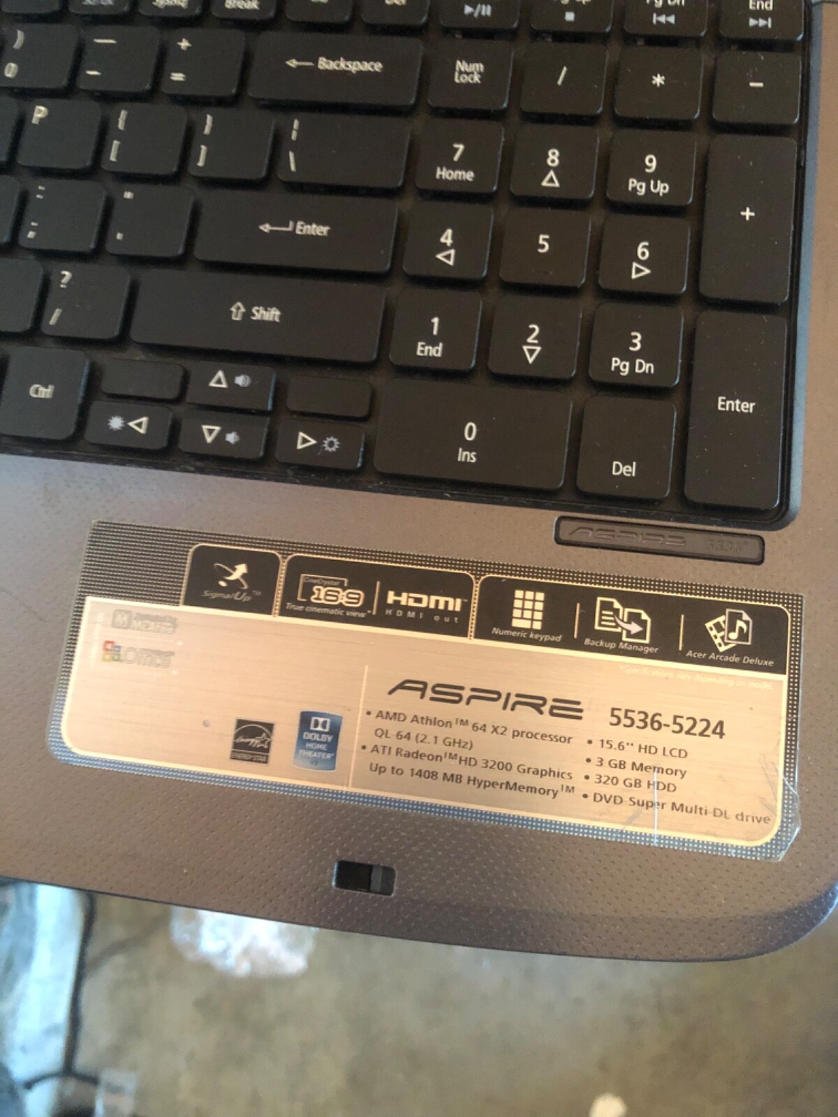 Acer Aspire 5315 15.4in. Notebook/Laptop – Customized