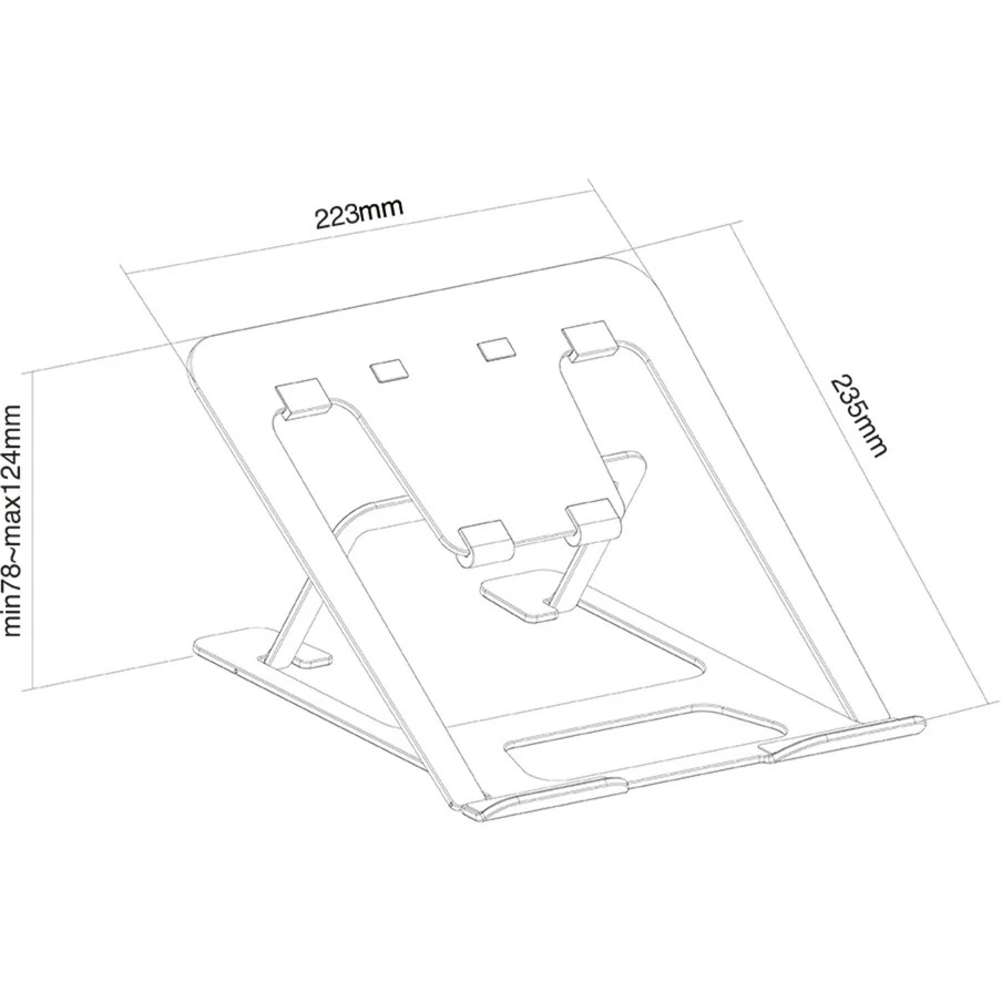 Neomounts Neomounts NSLS085Grey Fold Laptop Standard