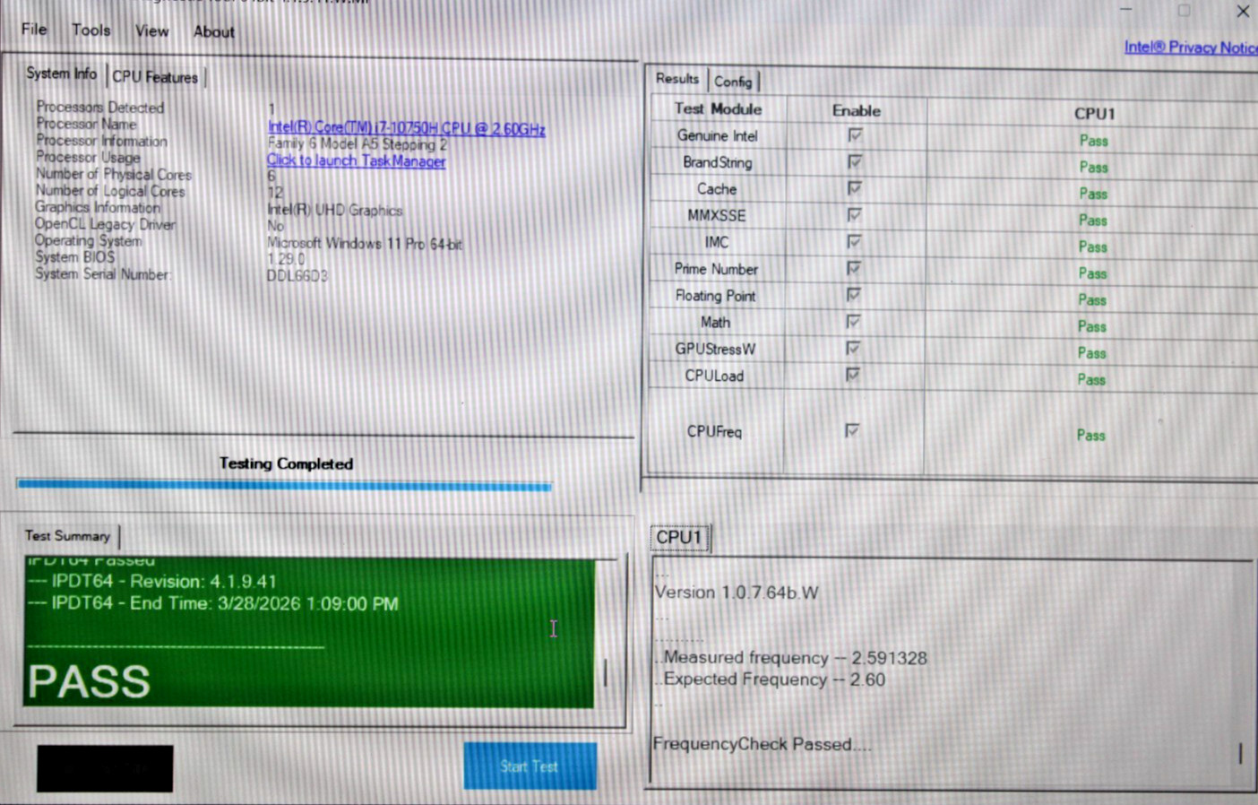 DELL PRECISION 5550 i7-10750H @ 2.60GHz 8 GB RAM SSD 1TB NVIDIA QUADRO T1000