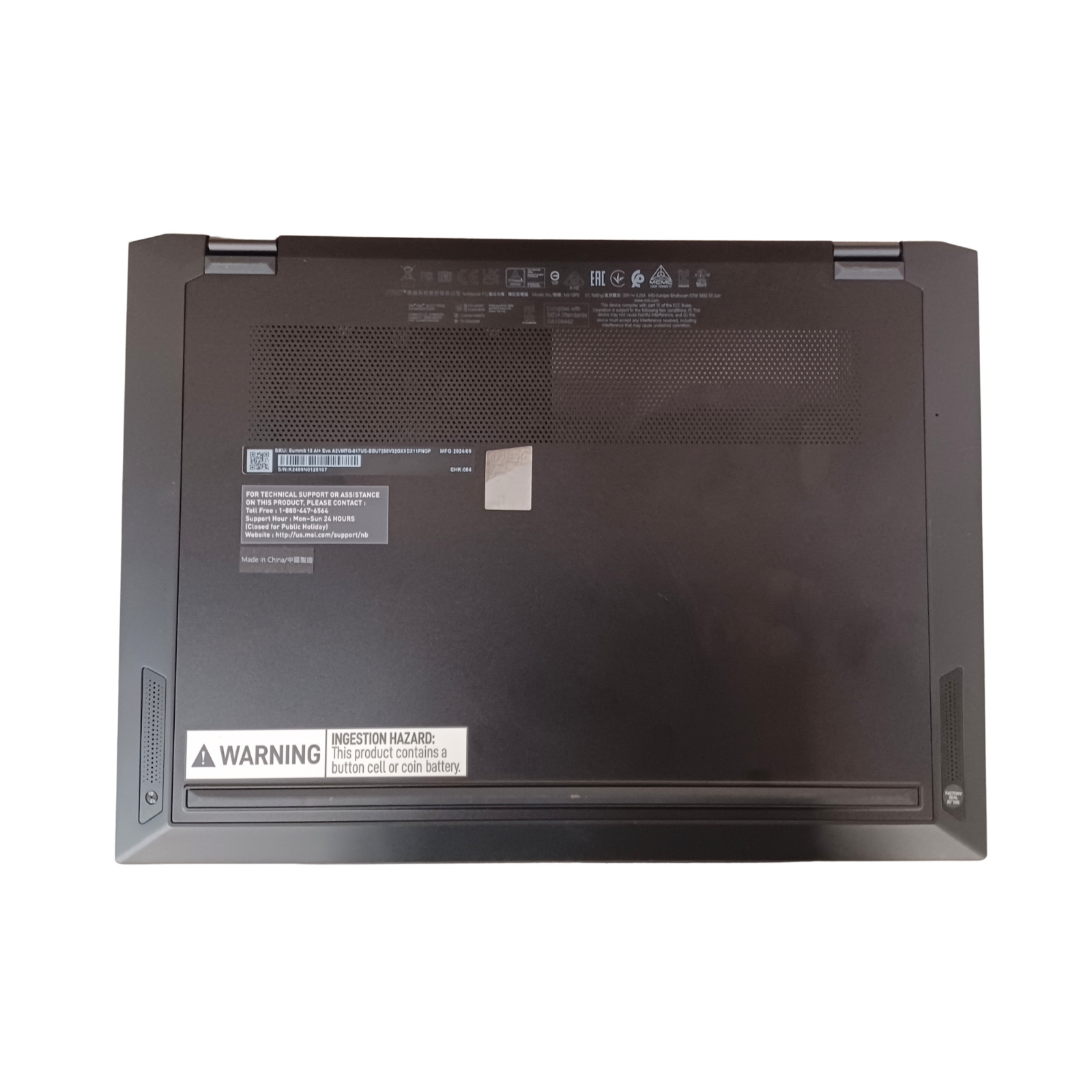 MSI Summit 13 AI+ Evo 13.3″ FHD+ Ultra 7-258V 32GB RAM 2TB SSD Arc Win 11 Pro