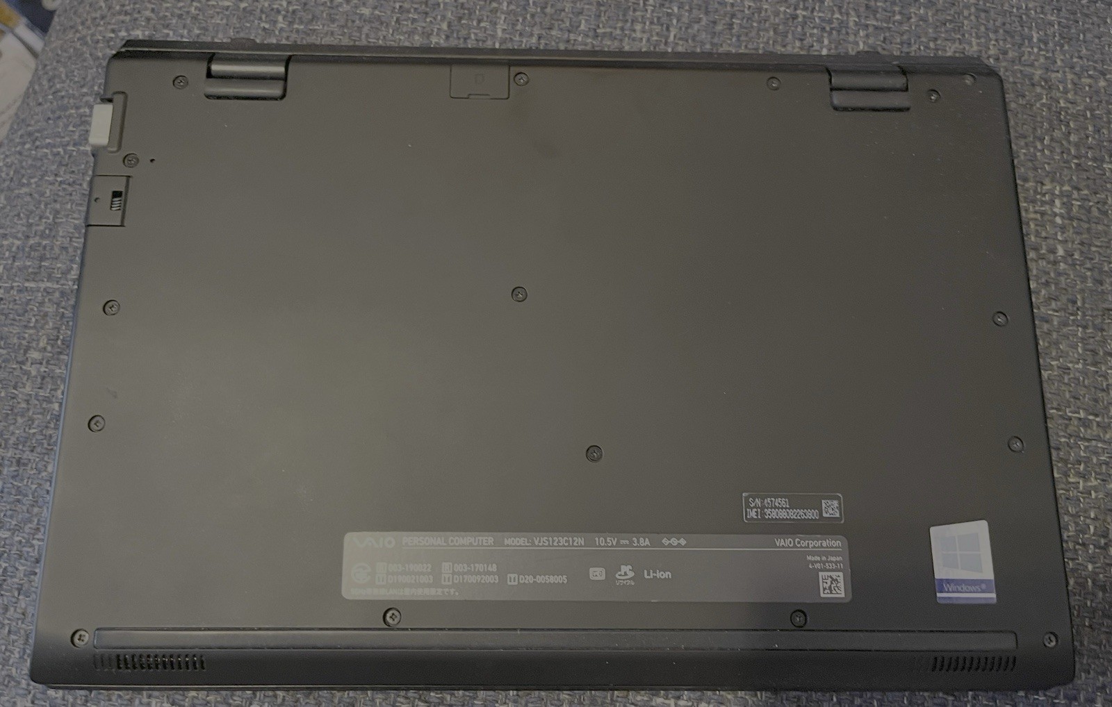 Vaio SX12 VJS123C12N All Black i7-1065G7 32GB 1TB SSD 12.5″ two cases English OS