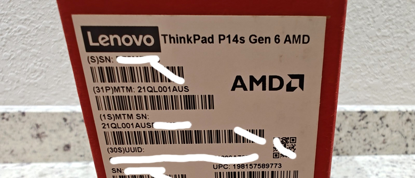 Lenovo ThinkPad P14s Gen 6 (Touch) — Ryzen AI 7 PRO 350 32GB 512GB WTY 2029