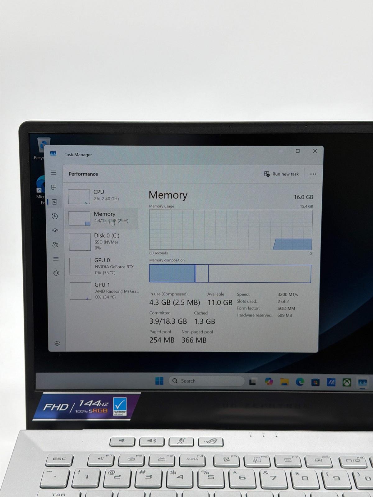 Asus ROG Zephyrus GA401Q 14-inch Laptop RTX 3060 Ryzen 9 16GB 1TB w/ Box