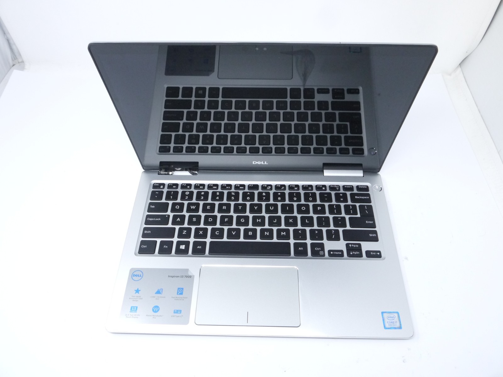 Dell Inspiron 7370 13″ Laptop – Core i7-8th / 8GB / 240GB SSD – New Batt – Read