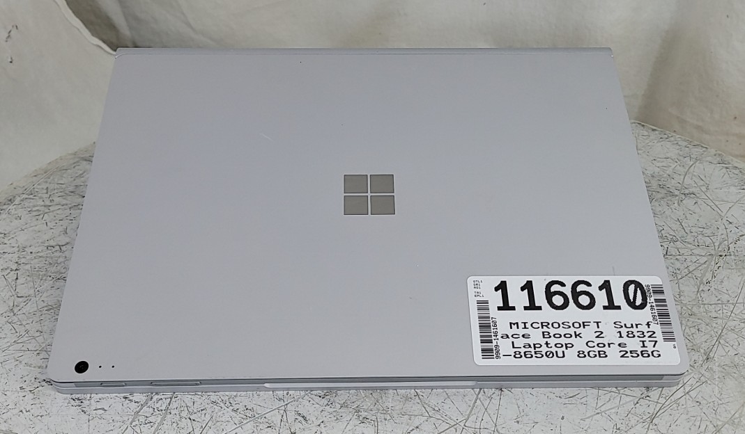 MICROSOFT Surface Book 2 1832 Laptop Core I7-8650U 8GB 256GB SEE NOTES