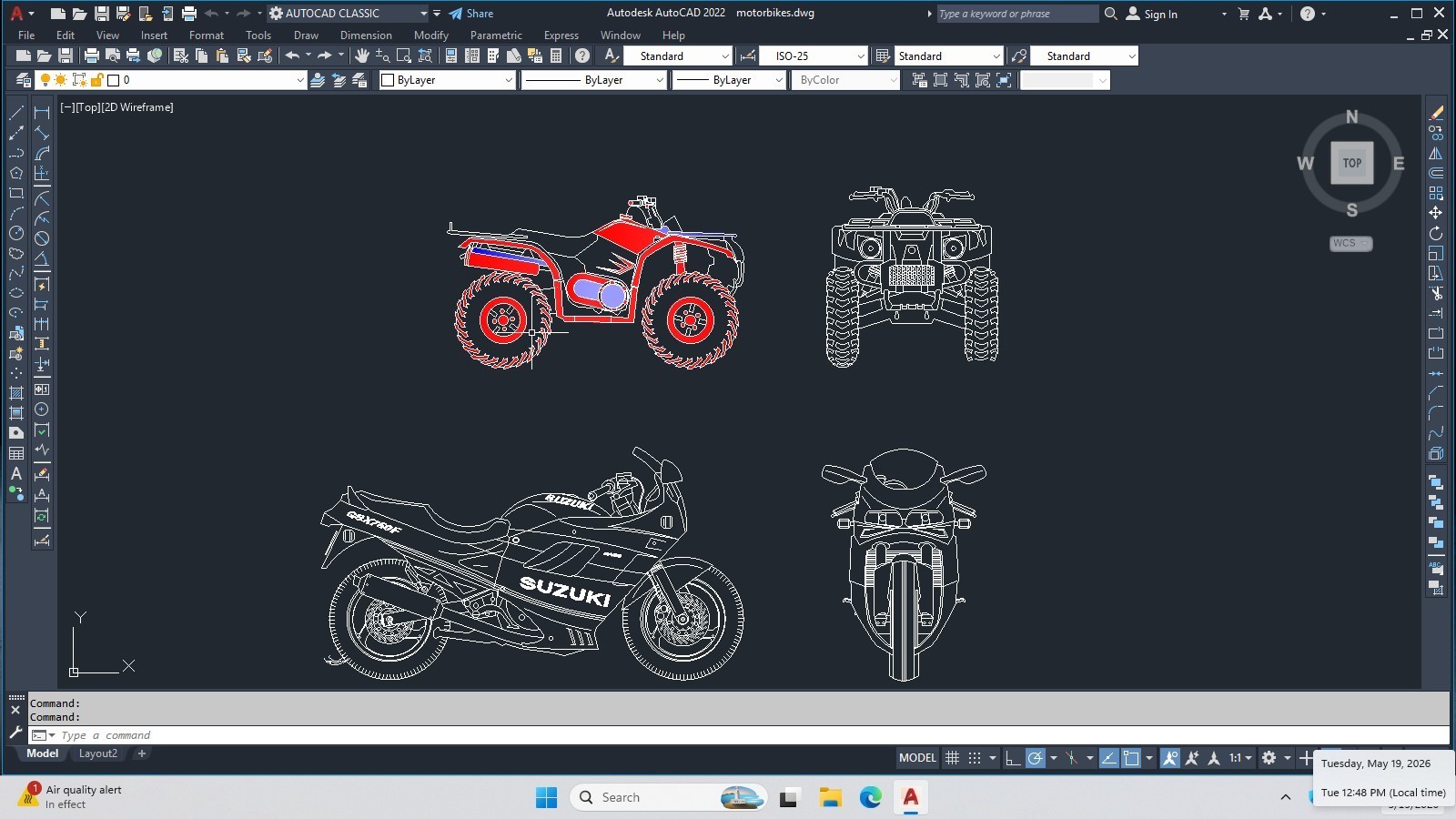 DELL 14″- AUTOCAD 2022/OFFICE2021-ADOBE/-WIN11 pro/ Runs GREAT