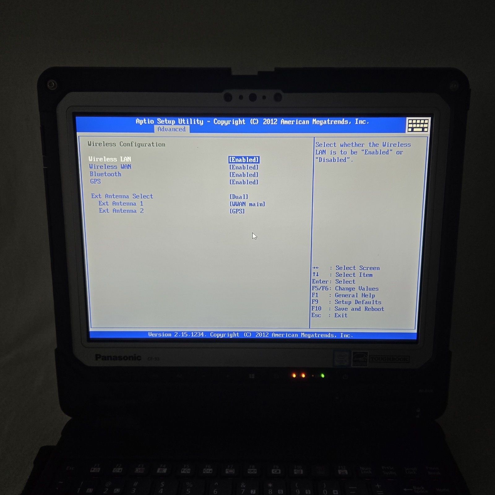 Panasonic Toughbook CF-33 i5-7300U 2.60GHz 256GB SSD 8GB Ram 4G – GPS – Grade B+