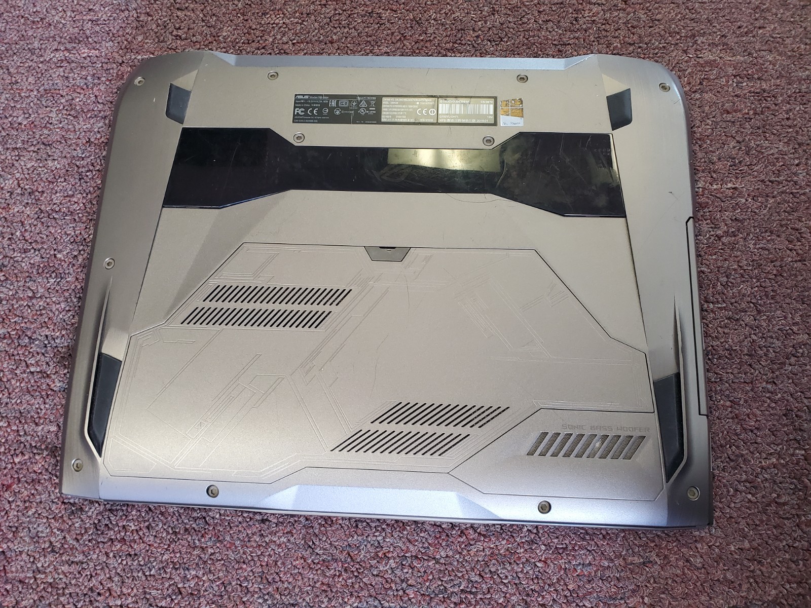 ASUS ROG G752V 17.3″ Gaming Laptop i7 GTX 965M 8GB RAM 1TB HDD Parts Repair