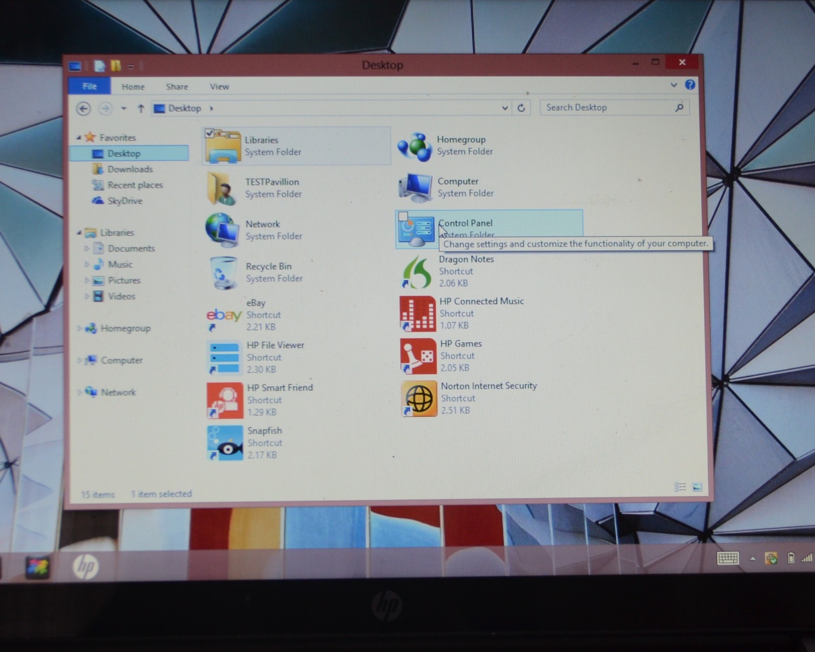 HP Pavilion 15-n013dx Laptop Windows 8 15″ DVD HDMI USB 2013