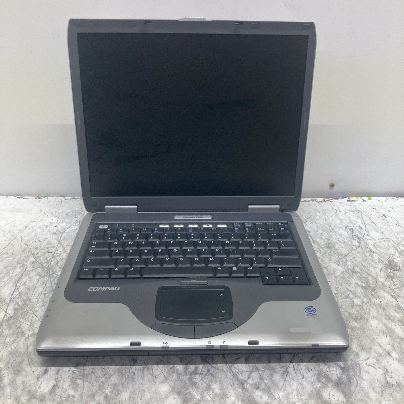 Compaq Presario 2100 Mobile intel celeron 2.00 GHz 503 MB no HDD boot to BIOS.