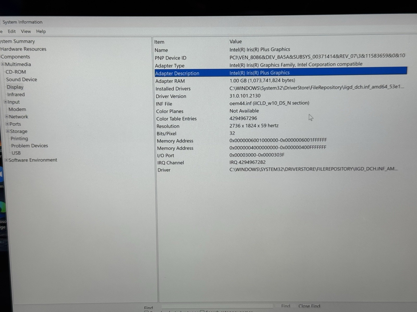 Microsoft Surface Pro 7 1866 12.3″ i5-1035G4 1.1GHz 8GB RAM 256GB SSD