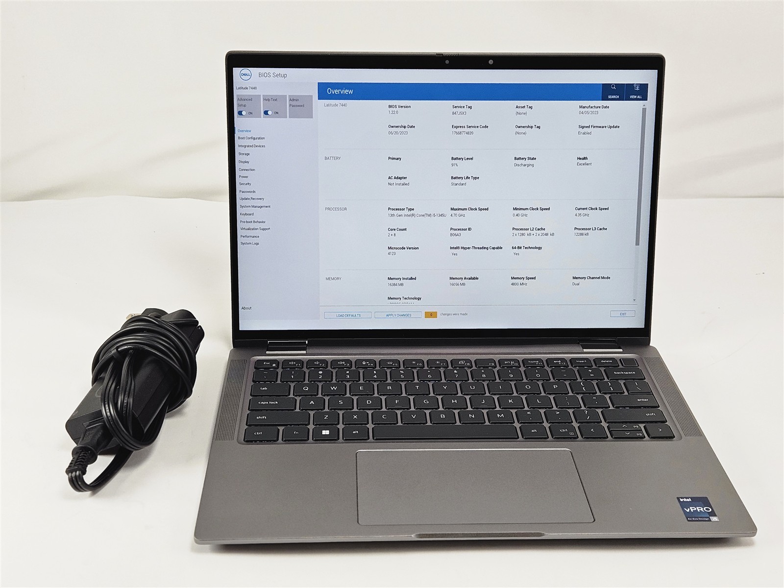 Dell 14″ Latitude 7440 i5-1345U 16GB RAM 256GB SSD Fingerprint Reader Grade A