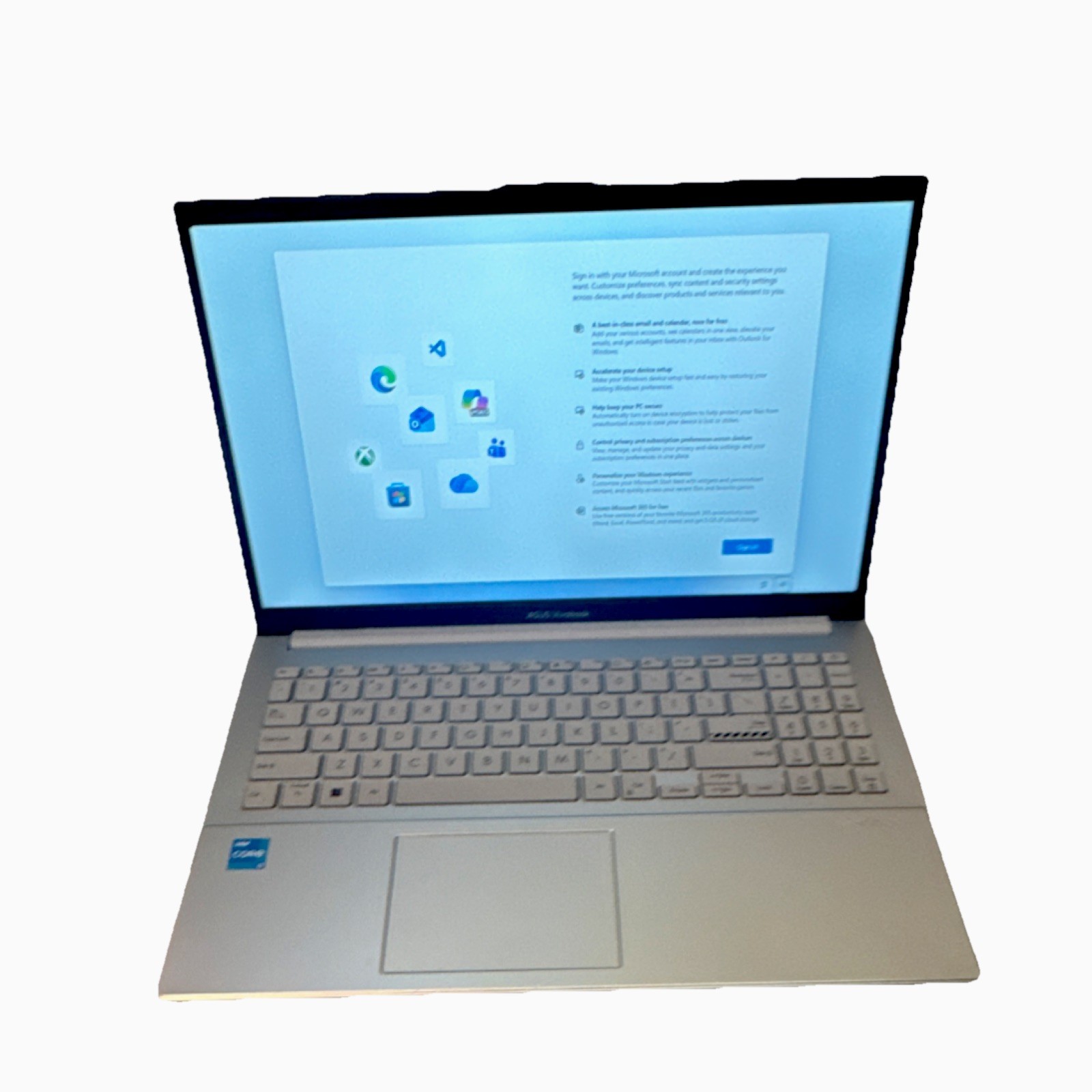 ASUS Vivobook Go E1504GA-WS35 15.6” FHD Laptop Intel i3-N305 8GB 256GB SSD Win11