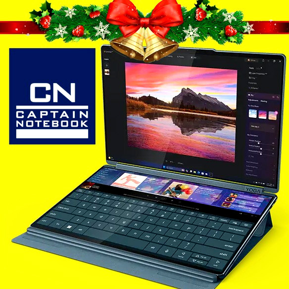 LENOVO YOGA BOOK 9i G10 U9-285H 32GB 1TB ARC AI COPILOT DUAL TOUCH DISPLAYS PEN