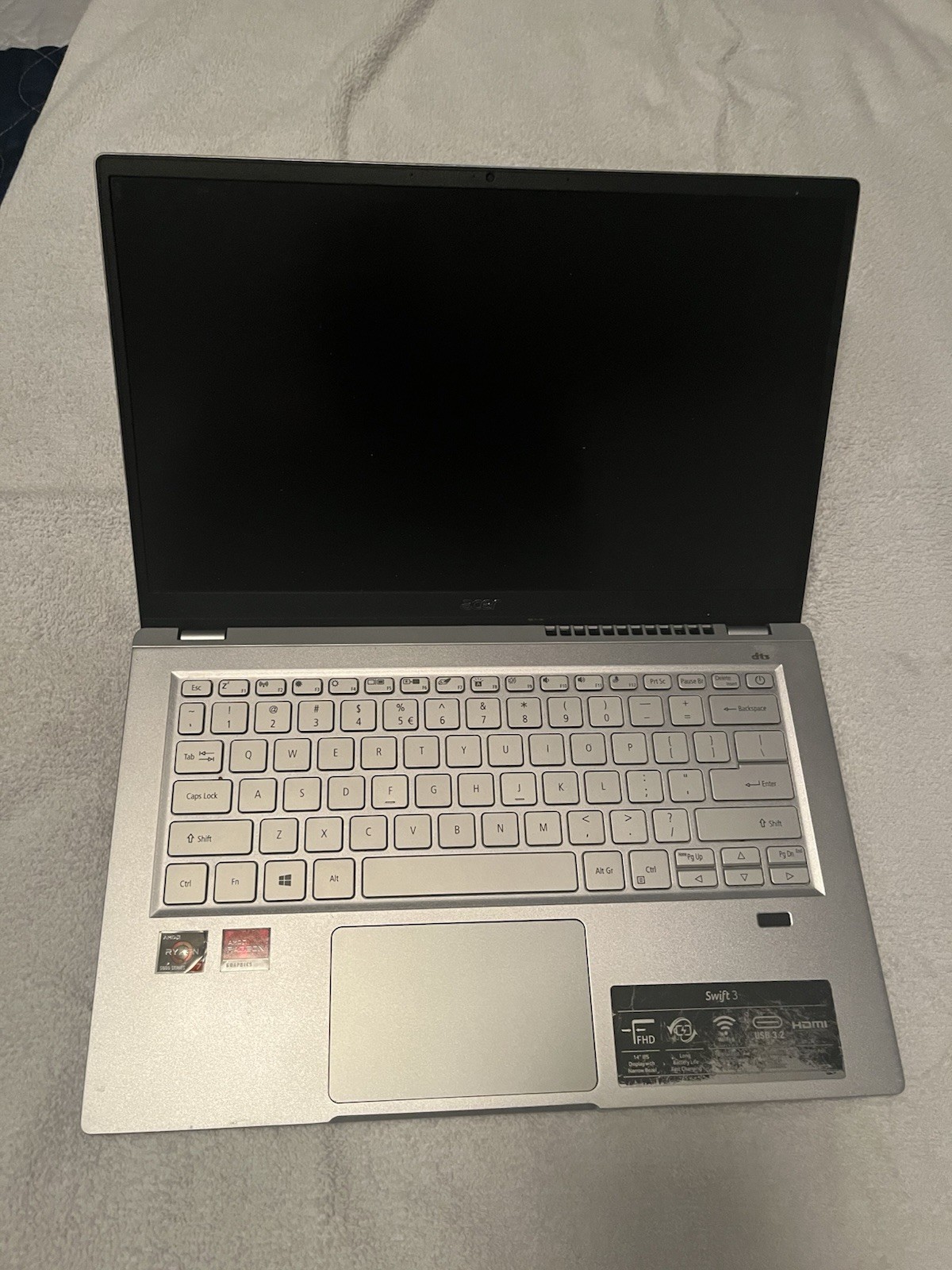 FOR PARTS – Acer Swift FS514-52 – 14″ 1080p, 1.6GHz i5, 8GB RAM, 256GB SSD