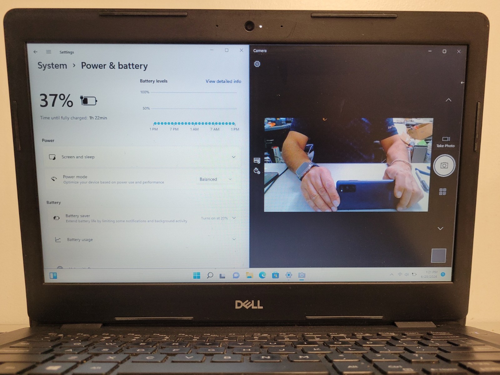 Dell latitude 3490 14″ i3-7020u 2.3ghz 8gb ram 128gb ssd w11p Used JMYWWS2