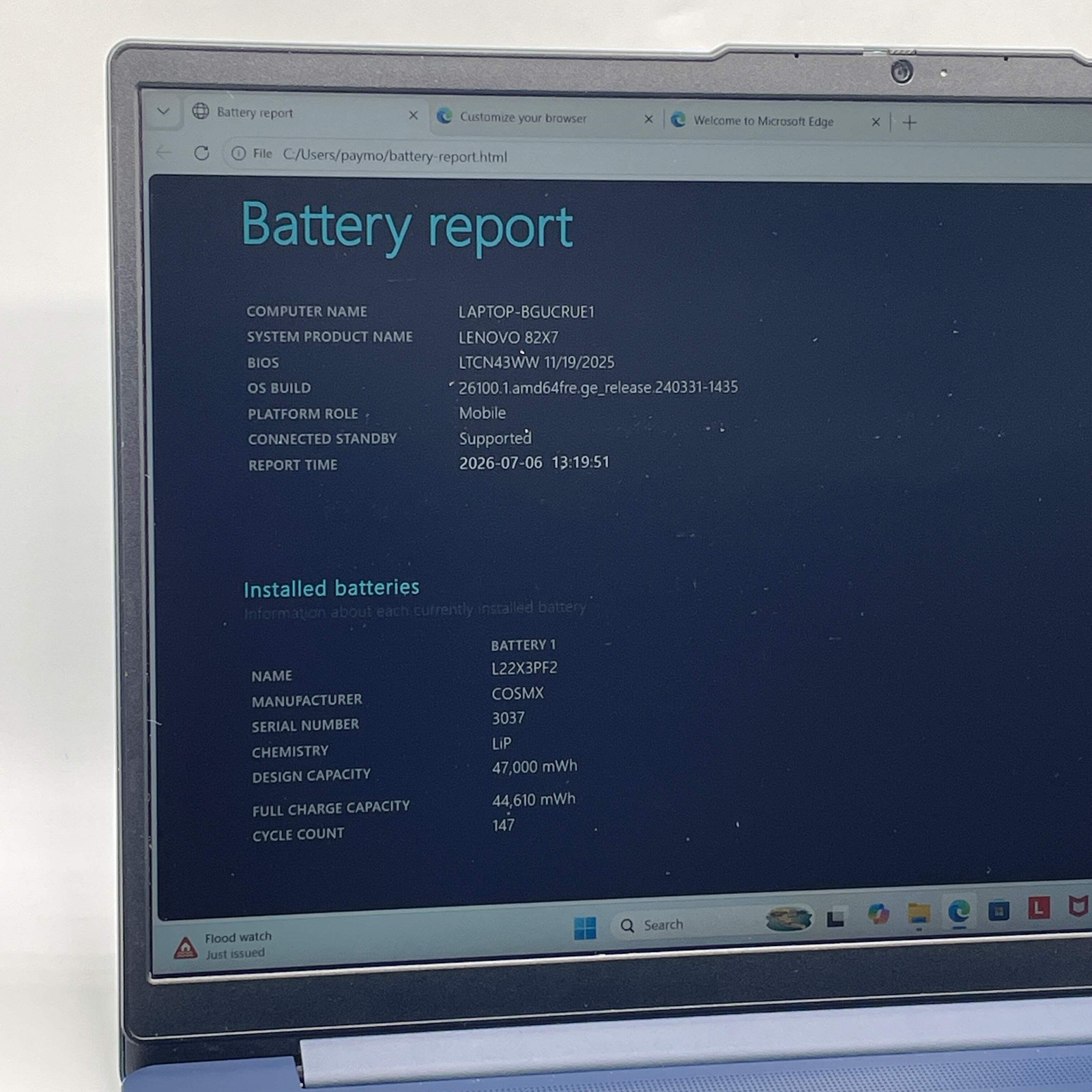 Lenovo IdeaPad Slim 3 15IRU8 15.6″ i3-1315U 1.2GHz 8GB RAM 512GB SSD