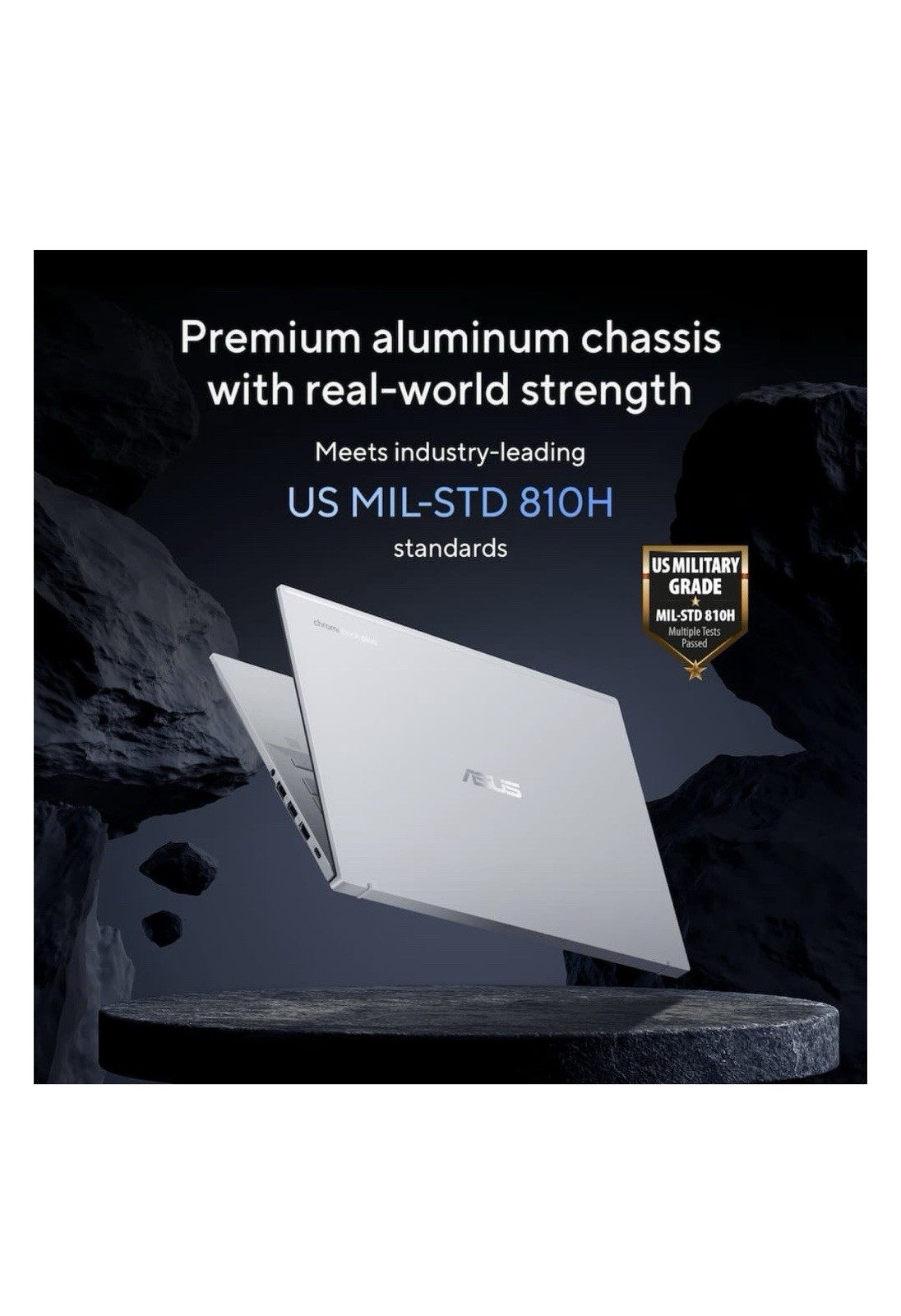 ASUS – ExpertBook CX54 14″ 2K Chromebook Plus Laptop with Google AI