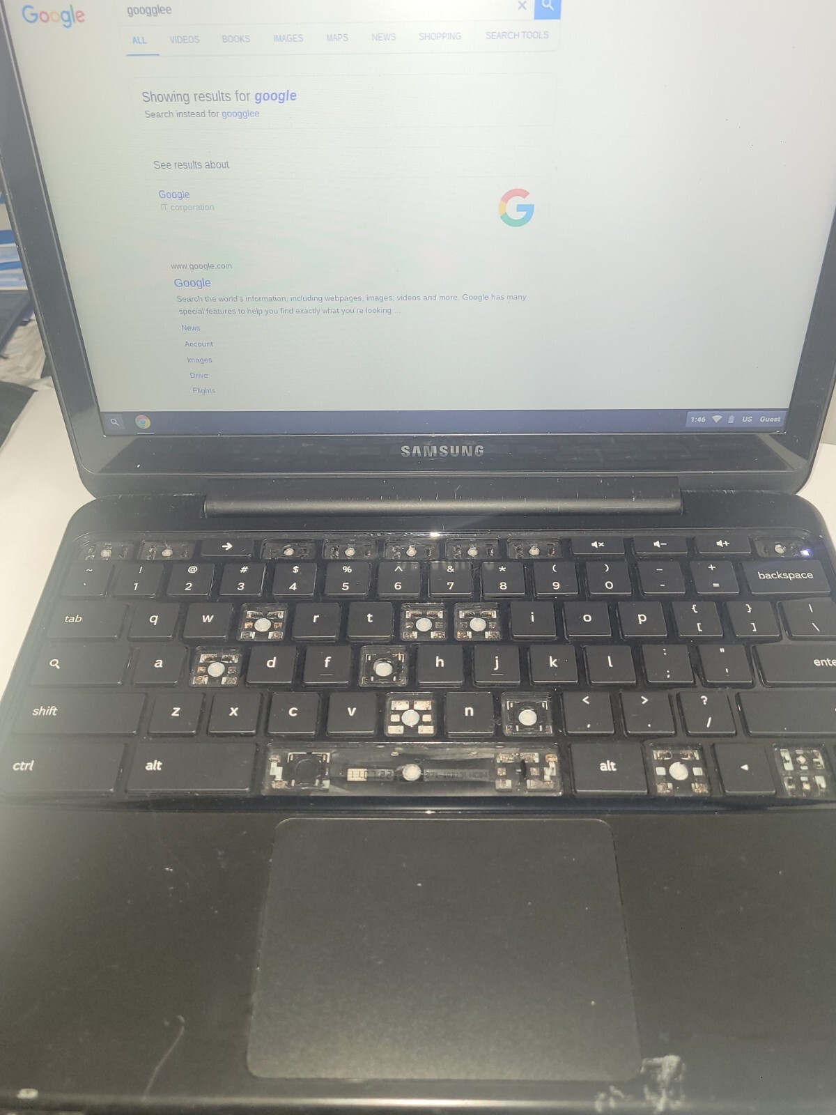 Samsung XE500C21-AZ2US 12.1″ LED Intel Atom Dual Core 2GB 16GB SSD Chromebook