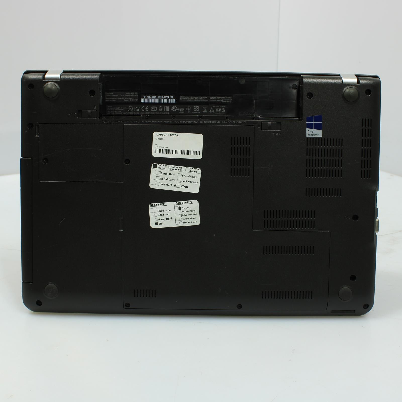 Lenovo 20DF0030US Thinkpad E550 Intel Core i5 5th Gen 8GB No Drive/OS/Battery