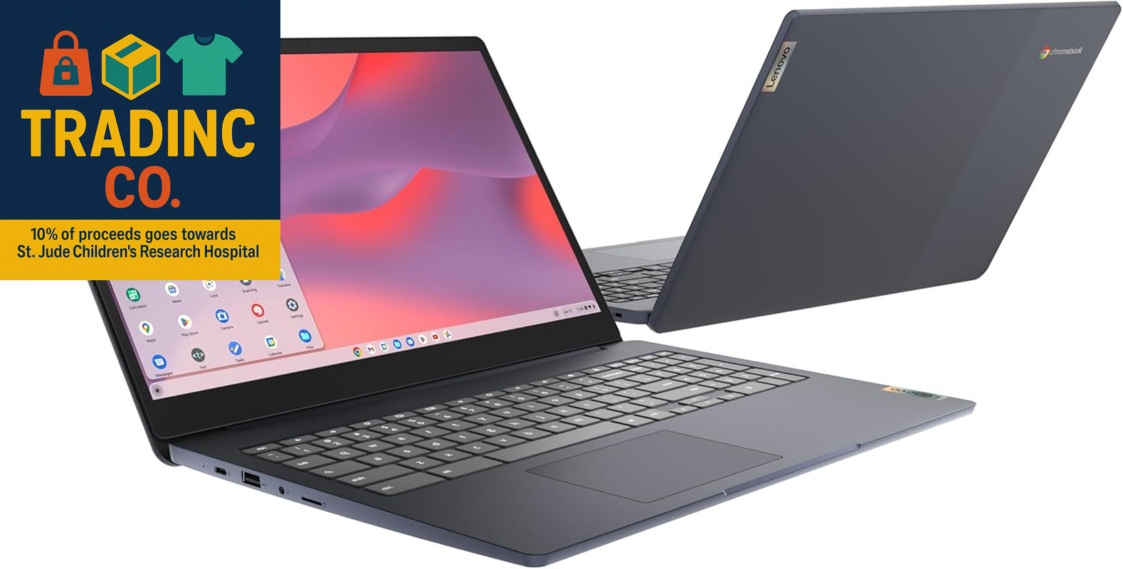 Ideapad 3I Chromebook, 15.6” FHD Display, Intel Celeron N4500, 8GB RAM, 64GB Emm