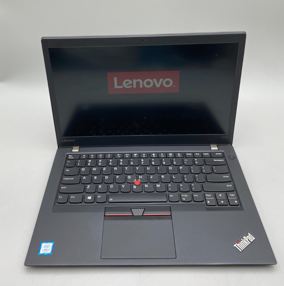 Lenovo ThinkPad T470s 14″ i7-7600U 2.8GHz 256GB SSD 12GB DDR4 Black Laptop Fair