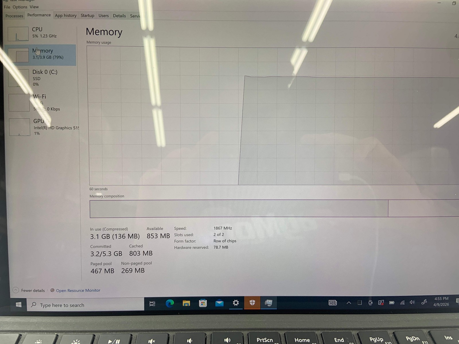 Microsoft Surface Pro 8 1724 13″ m3-6Y30 1.5GHz 4GB RAM 256GB SSD