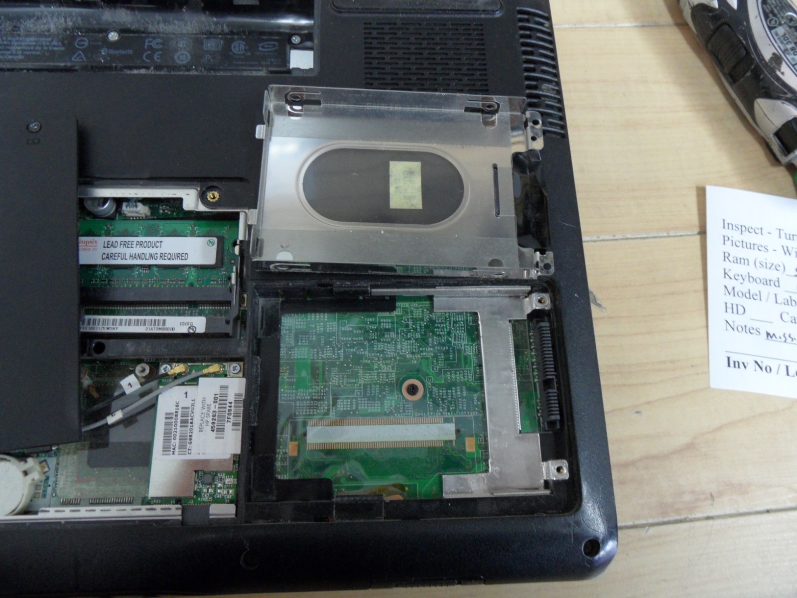 HP Pavilion dv6000 / dv6700 For Parts Posted Bios No Battery No HD 460901-001 ^