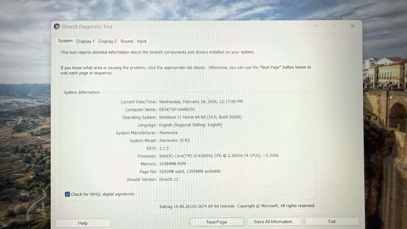 ✅RENEW✅Alienware 15 R2 Gaming Laptop✅i5-6300HQ✅GTX 965M✅16GB✅256Gb SSD✅1TB HDD✅
