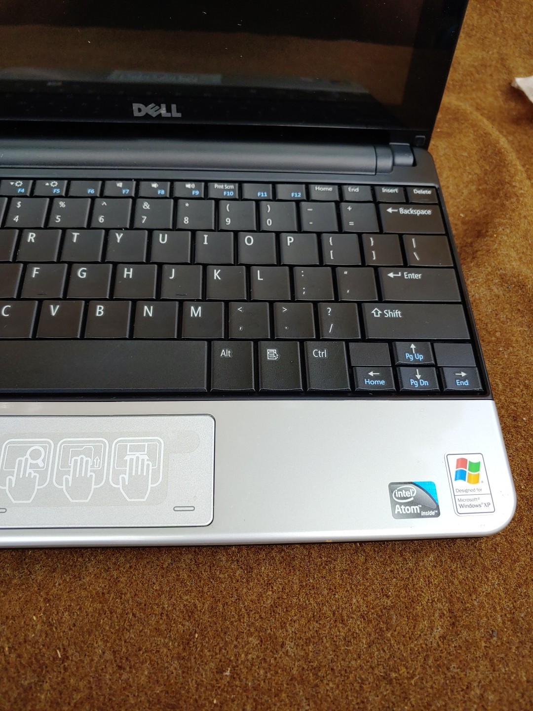 Dell Inspiron Mini 10 PP19S Netbook Atom Z520 1.33Ghz/1GB 10.1″ Laptop, Untested