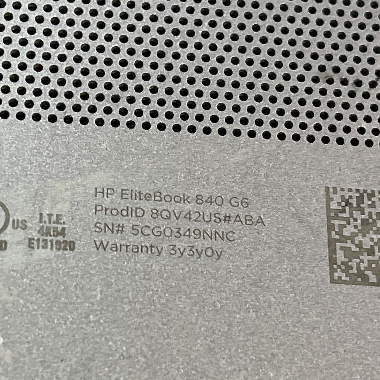 HP ELITEBOOK 840 G6 INTEL CORE I7 8TH GEN 8GB RAM NO HD