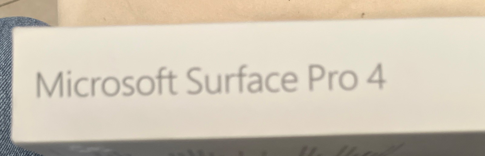 Microsoft Surface Pro 4 “Empty Box Only Preowned Great Shape A.Empty Box