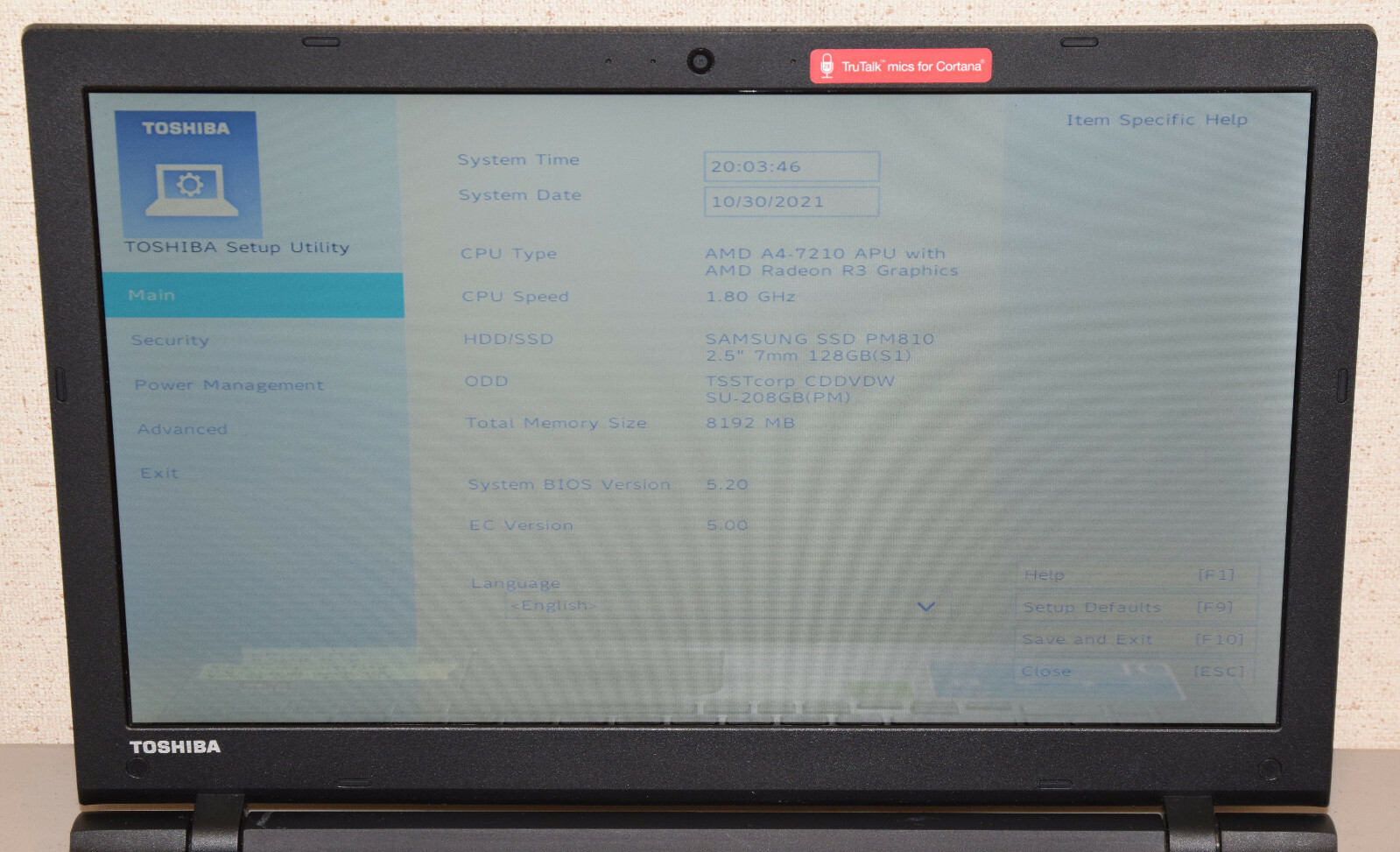 FLAWED LCD Toshiba Satellite C55D-C5271 15.6″ AMD A4-7210 1.8GHz Quad Core 8GB