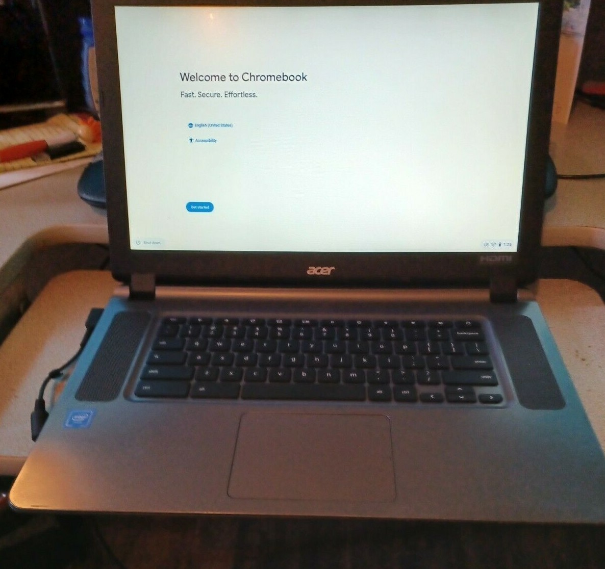 Acer Chromebook 15 CB3-532-108H 15.6″ (16GB eMMC, Intel Atom Quad-Core, 2.00 GHz